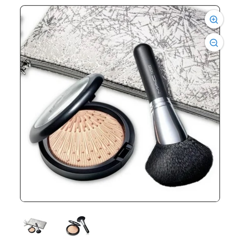 MAC Cosmetics Firelit Kit Champagne Skinfinish Highlighter Double Gleam Set NEW!
